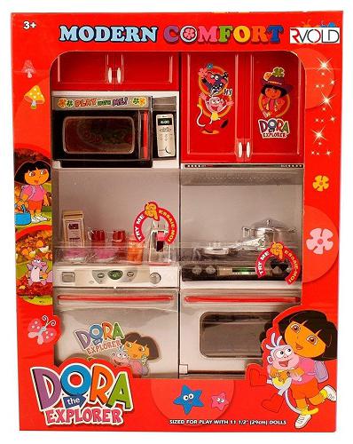 

New Toy Chehar Enterprise plastic Dora Kitchen Set Multicolor