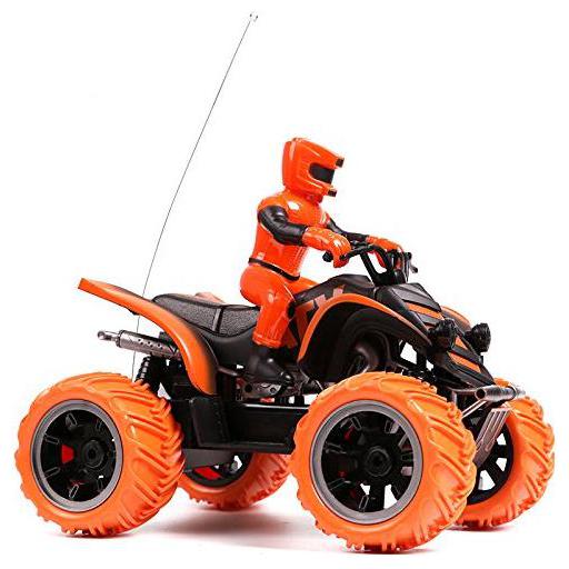 

New Toy Chehar enterprise Plastic 27MHz Remote Control 1 10 Scale 2WD Racing RC Bigfoot Rally Car (Multicolor)
