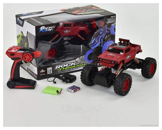 

New Toy chehar Enterprise 1 14 Scale 2 4GHz All 4 Wheel Drive Off-Road Rock Through Racing Rally Rock Crawler Car with Remote Control (Multicolor)