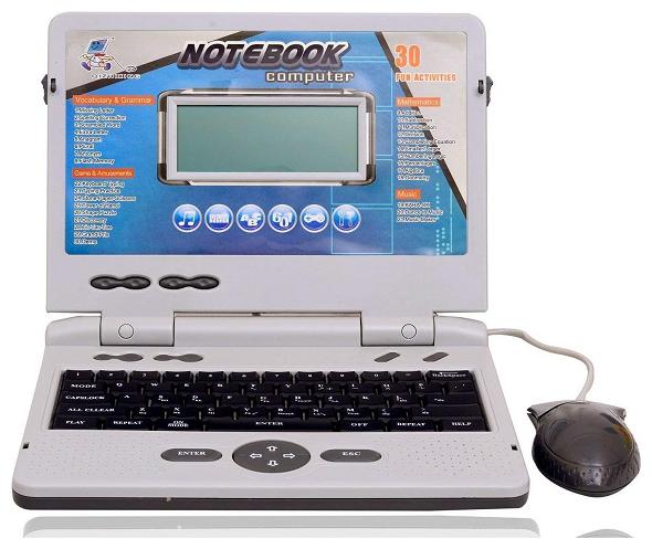 

New toy chehar enterprise Multicolor Notebook Laptop With Mouse And Charger