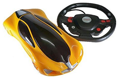 

New Toy Chehar Enterprise Bounce Rollover Yellow Stunt Car with RC Steering Wheel Type Remote Control for Kids(multicolor)