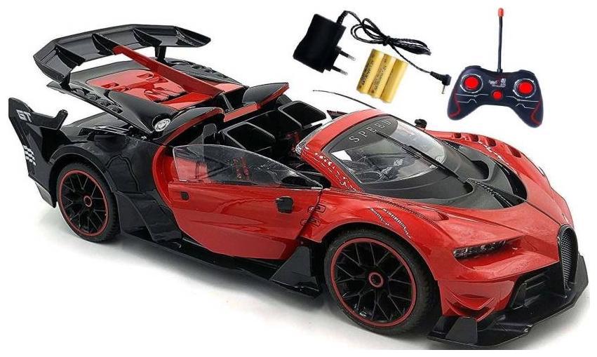 

New Toy Chehar Enterprise Bugatti Style Remote Control Rechargeable Car with Opening Doors (Multicolor)