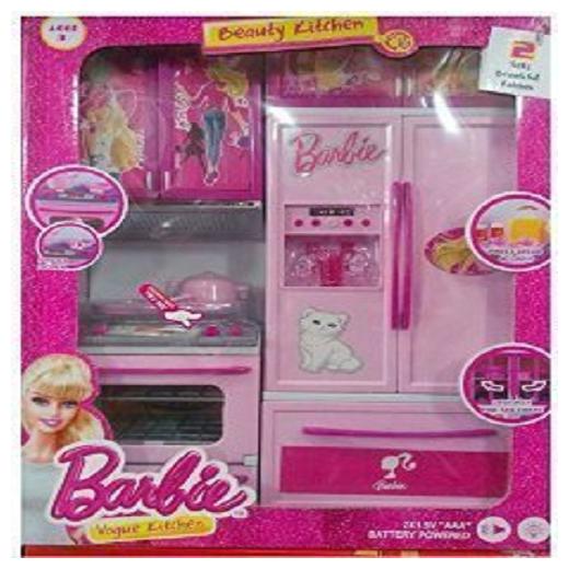 

New Toy Chehar Enterprise Real Deal Pink modern Plastic Kitchen Set