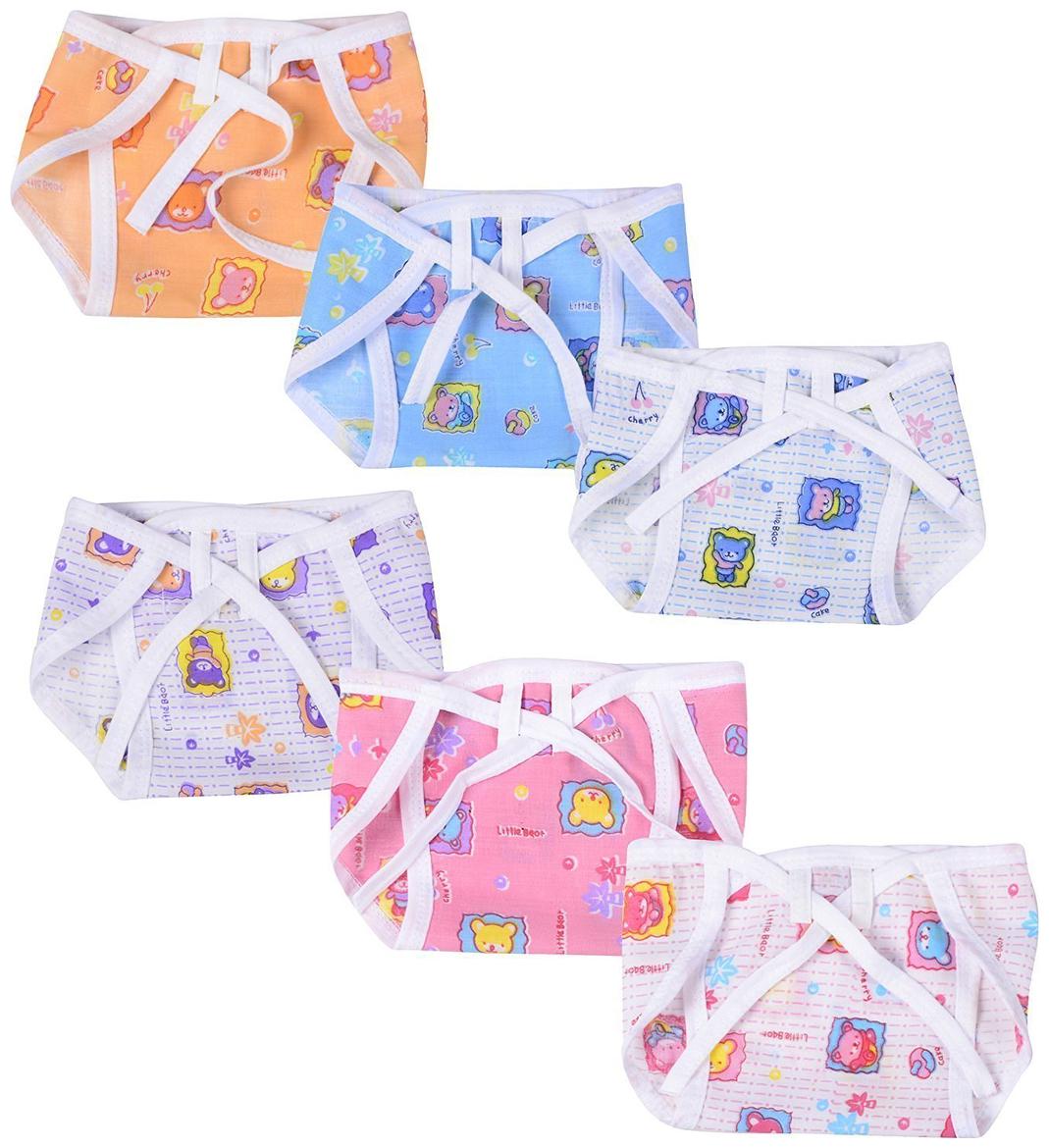 

Newborn Baby Cloth Single Layer Nappy 0 To 3 Months pack of 6