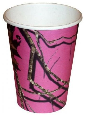 

NEXT PINK CAMOUFLAGE PARTY PAPER CUPS - CAMO