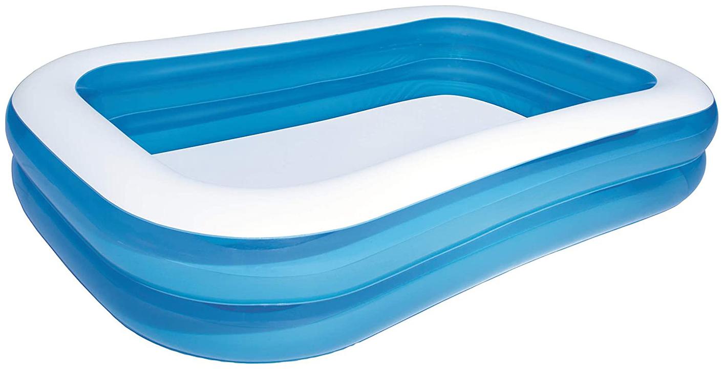 

NHR Bestway Rectangular Inflatable Family Pool 2 62m x 1 75m x 51cm (Blue)