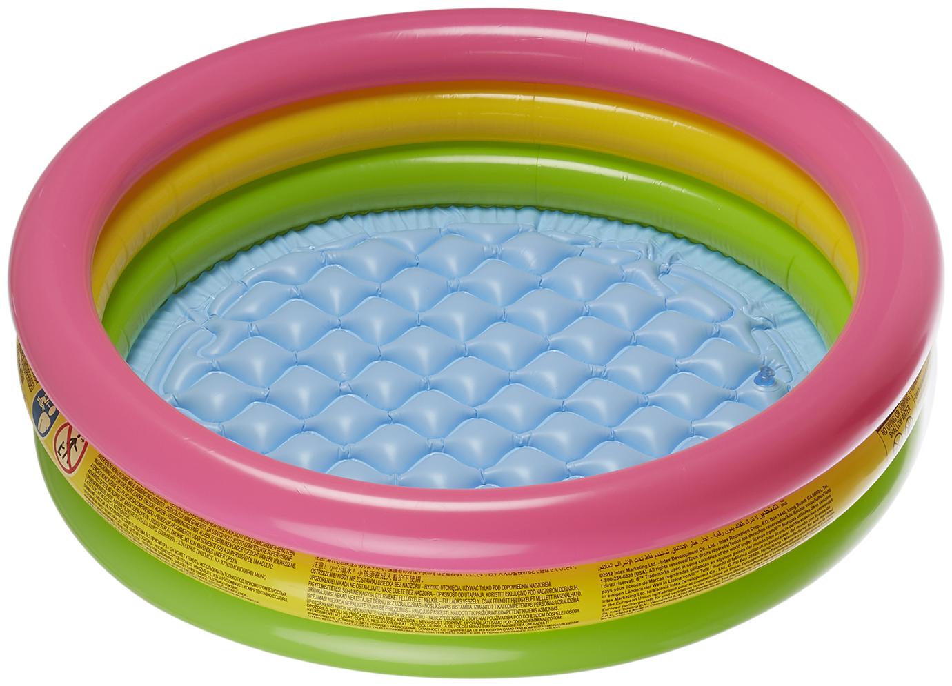 

NHR Inflatable 3 feet Kid s Swimming Pool Water Pool Bath Tub Kiddie Pool- Multicolor