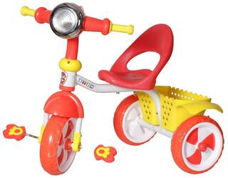 Buy Nhr Kids Tricycle With Storage Basket Lights And Music Red
