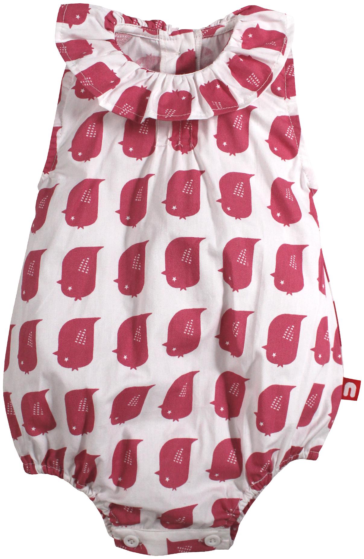 

Nino Bambino Baby girl Cotton Printed Body suit - Pink