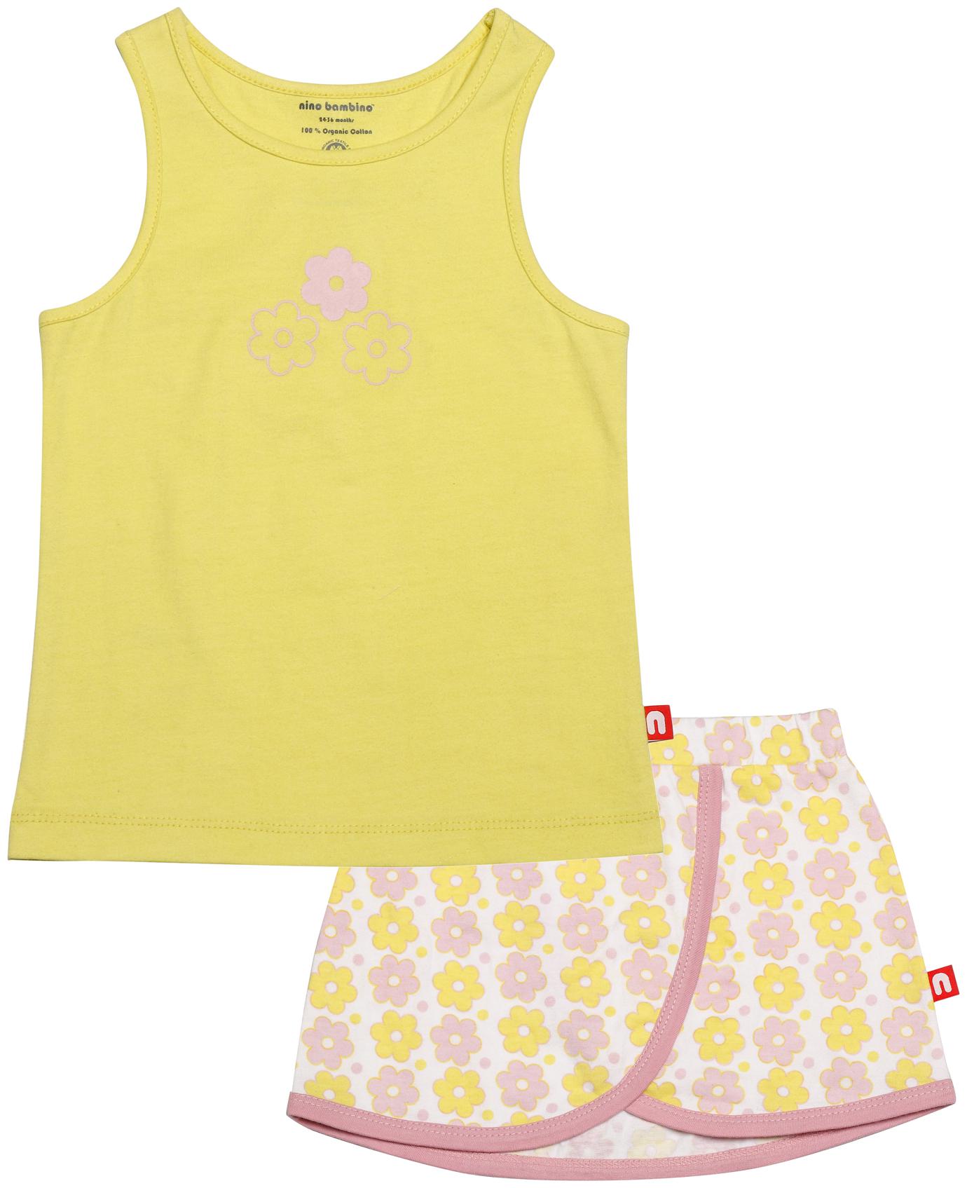 

Nino Bambino Baby girl Top bottom set - Multi