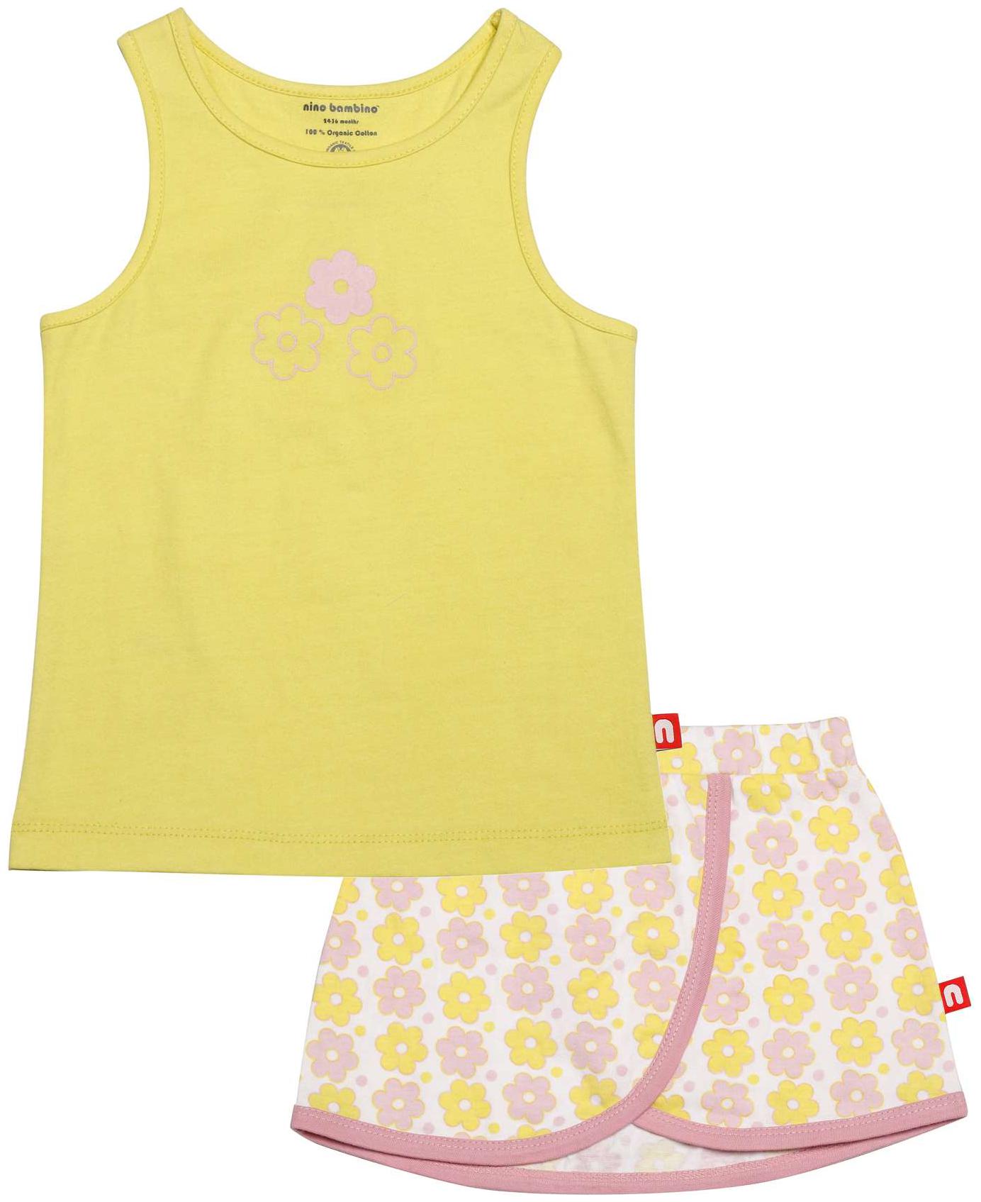 

Nino Bambino Baby girl Top bottom set - Multi