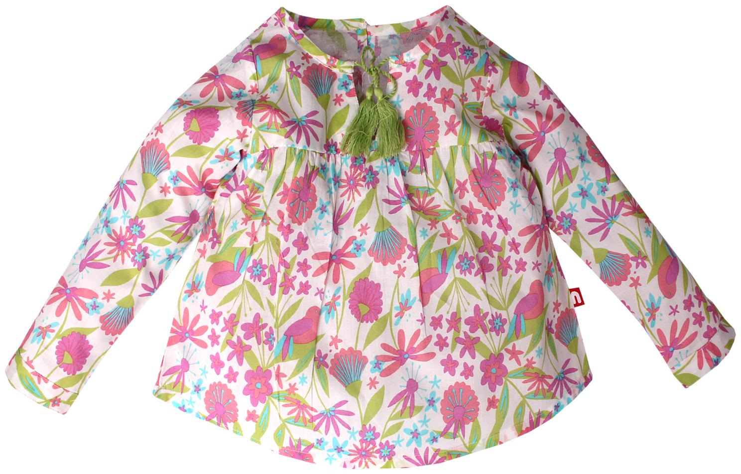 

Nino Bambino Cotton Printed Top for Baby Girl - Multi