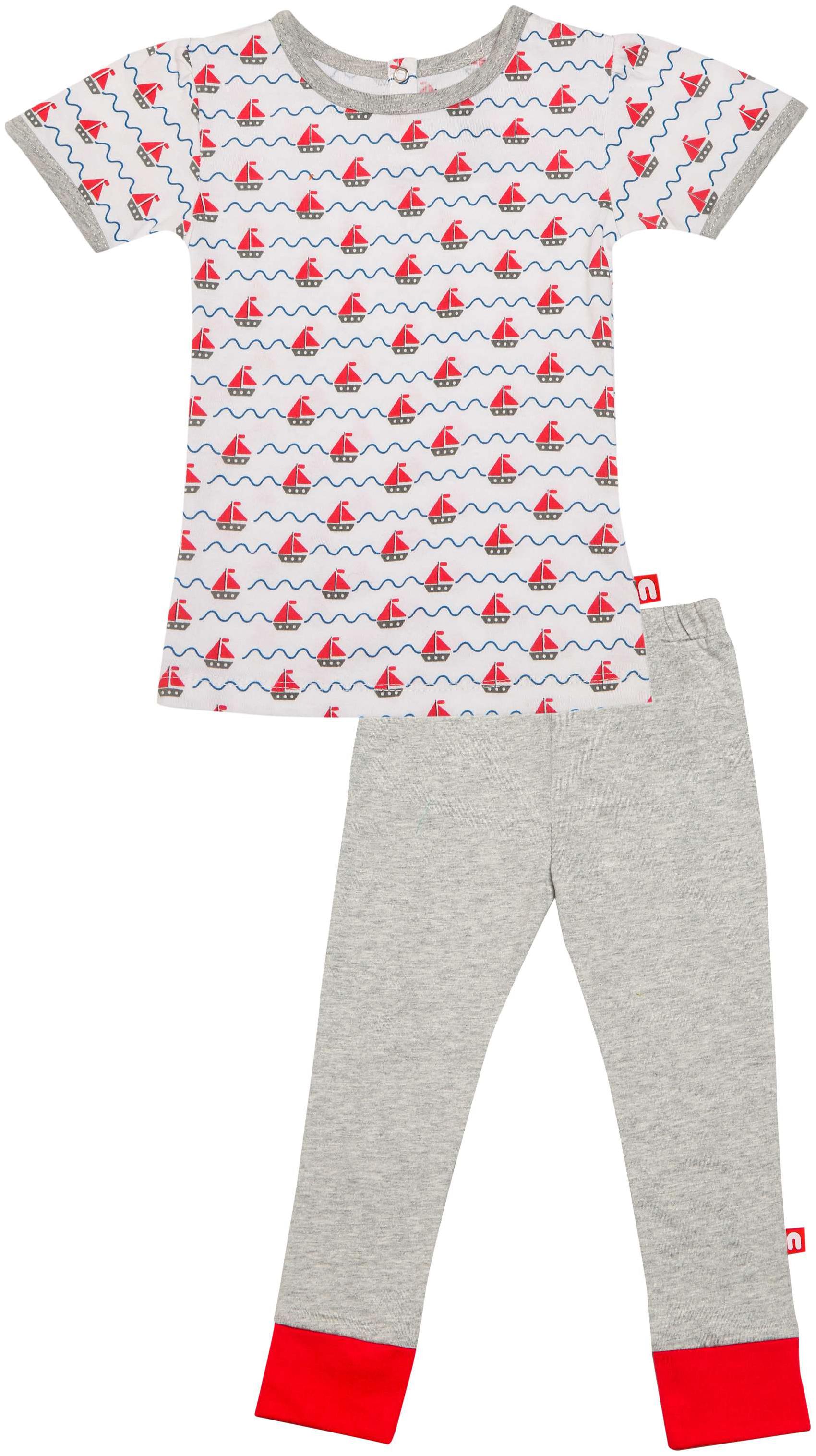 

Nino Bambino Baby girl Top bottom set - Multi