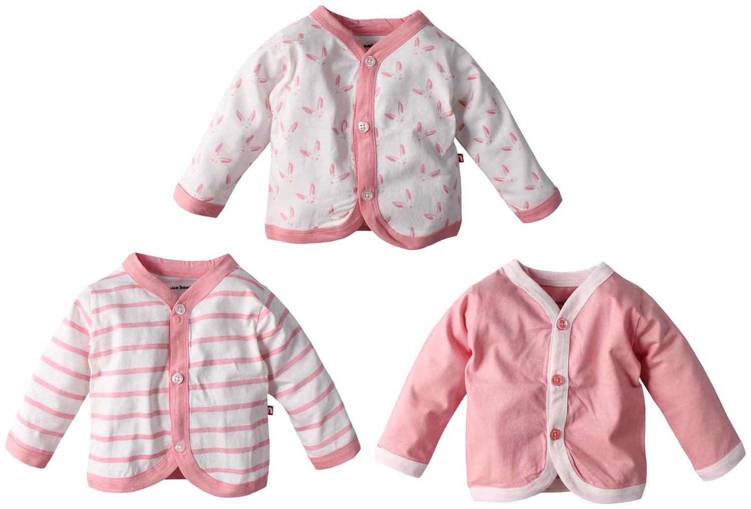 

Nino Bambino Cotton Printed Shirt for Baby Girl - Pink White