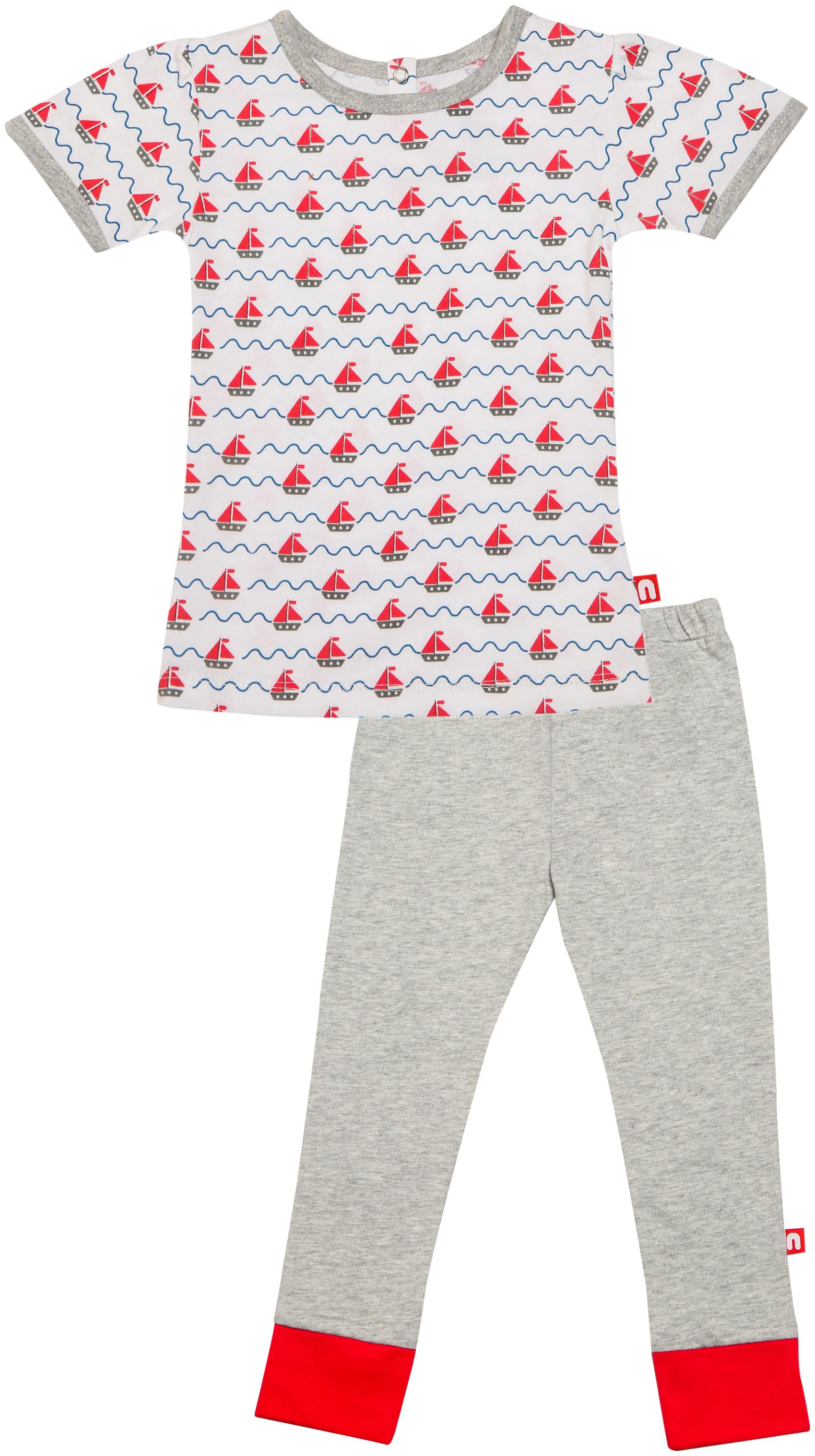 

Nino Bambino Baby girl Top bottom set - Multi