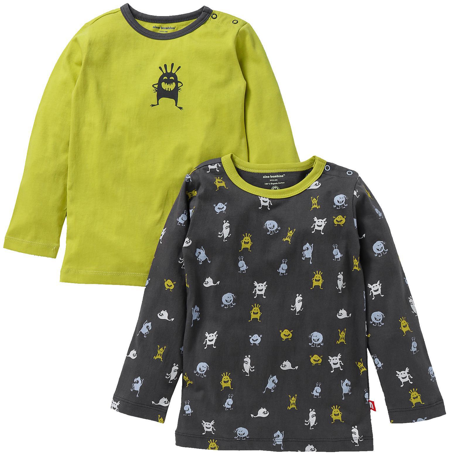 

Nino Bambino Cotton Printed T shirt for Baby Boy - Black