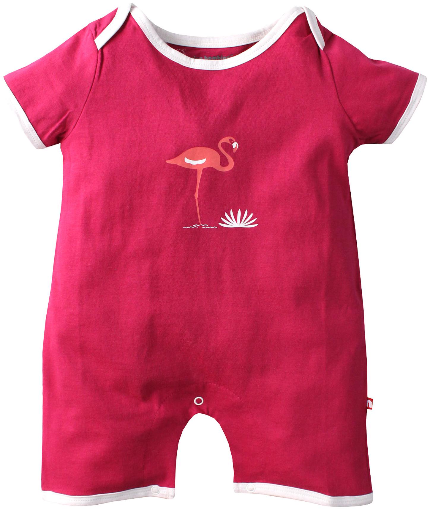 

Nino Bambino Baby girl Cotton Printed Romper - Maroon