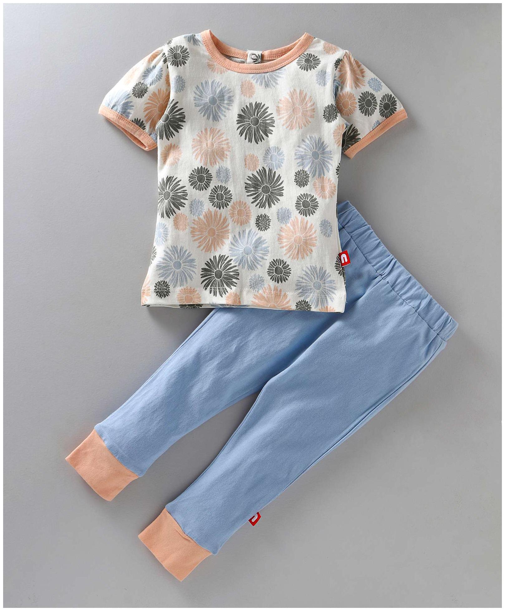 

Nino Bambino Baby boy Top bottom set - Blue
