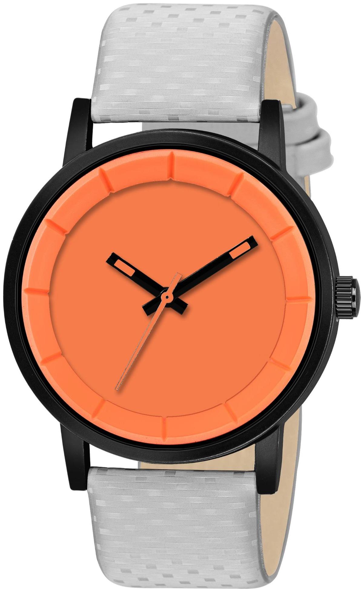 

Niyatifab New Fashion Stylish Designer orange Color dial with Attractive look for kids Analog Watch - For kids