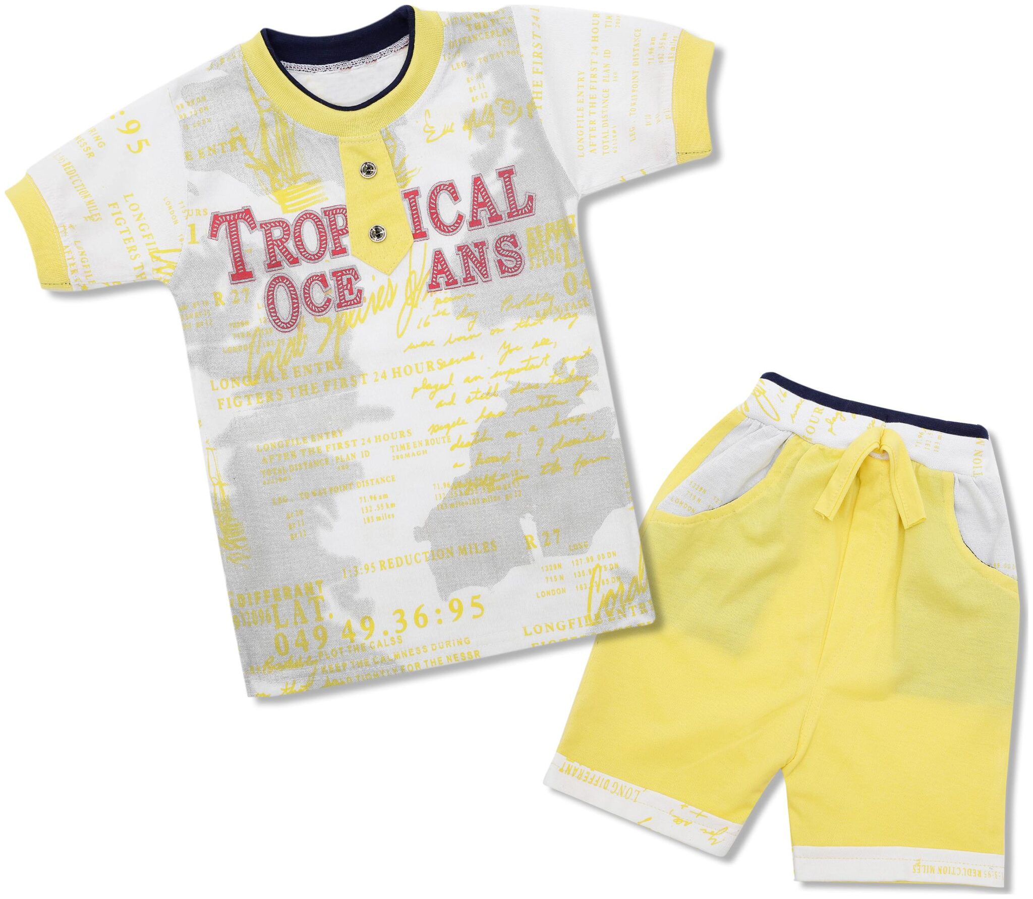 

NOWT Baby boy Top bottom set - Yellow