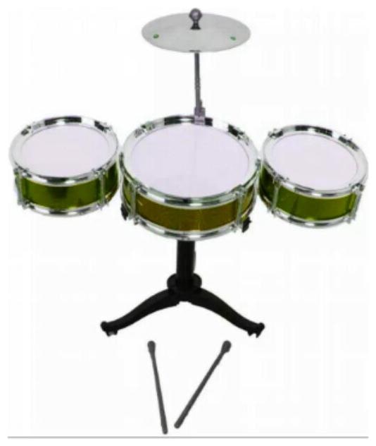 

Oh Baby Baby The New And Latest Jazz Drum Set For Kids With 3 Drums And 2 Sticks