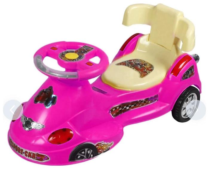

Oh Baby Baby Metro Train Magic Car With Multicolor Ride On Car With Light And Music With Back Support 80 Kg Weight Capacity For Girls And Boys With Best Quality Plastic For Ur Kids