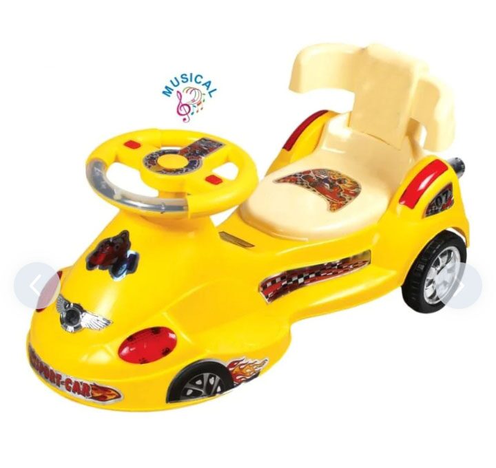 

Oh Baby Baby Metro Train Magic Car With Multicolor Ride On Car With Light And Music With Back Support 80 Kg Weight Capacity For Girls And Boys With Best Quality Plastic For Ur Kids