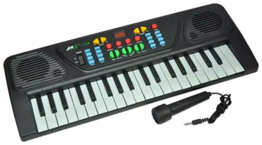 

OH BABY BABY Gift World 37 KEYS MUSICAL ELECTRONIC KEYBOARD PIANO WITH MIC MELODY MIXING TOYS FOR KIDS SE-ET-562