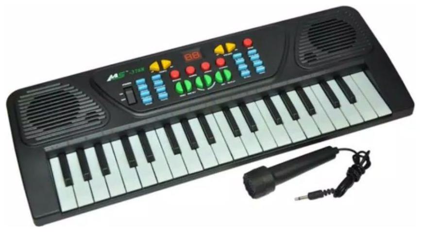 

OH BABY BABY Gift World 37 KEYS MUSICAL ELECTRONIC KEYBOARD PIANO WITH MIC MELODY MIXING TOYS FOR KIDS SE-ET-259