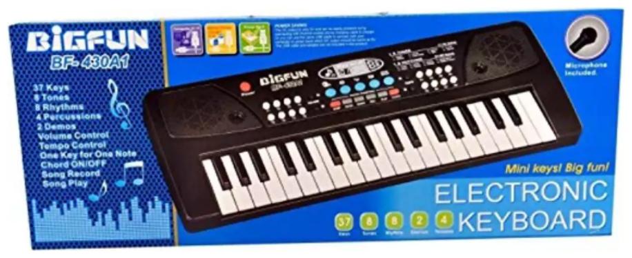 

OH BABY BABY Gift World 49 KEYS MUSICAL ELECTRONIC KEYBOARD PIANO WITH MIC MELODY MIXING TOYS FOR KIDS SE-ET-566