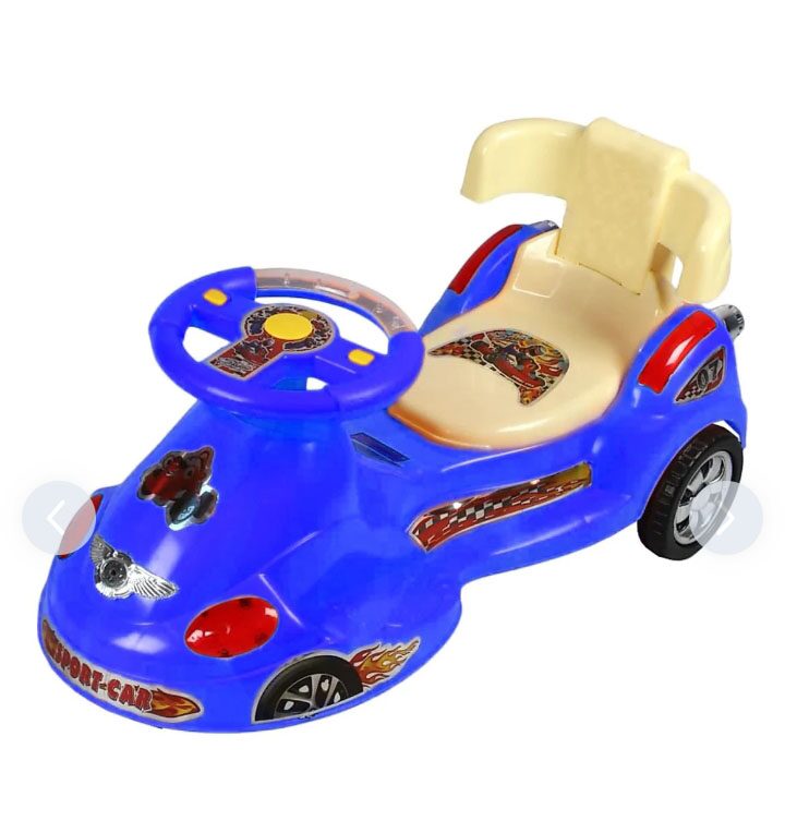 

Oh Baby Baby Metro Train Magic Car With Multicolor Ride On Car With Light And Music With Back Support 80 Kg Weight Capacity For Girls And Boys With Best Quality Plastic For Ur Kids