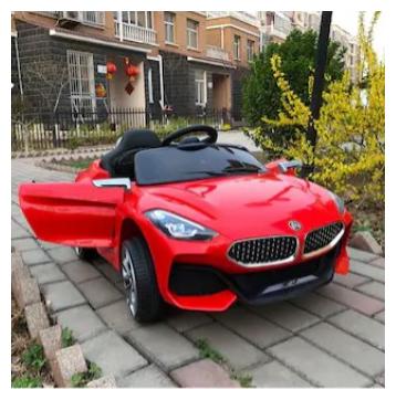

oh baby baby battery operated BMW CAR and ride on with key start and remote with dual door opening with 2 motor and 2 battery with sound mp3 music player with red color for your kids