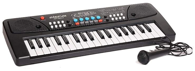 

Oh Baby Branded Bigfun Cosset Pack 37 Key Piano Keyboard Toy With Mic Dc Power Option Recording For Boys And Girls For Your Kidtoys