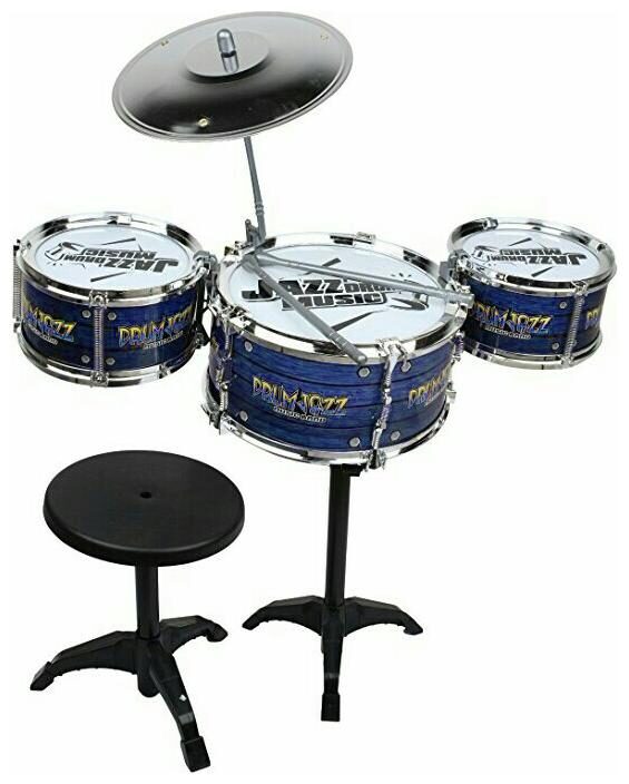 

Oh Baby Care The New And Latest Jazz Drum Set For Kids With 3 Drums And 2 Sticks