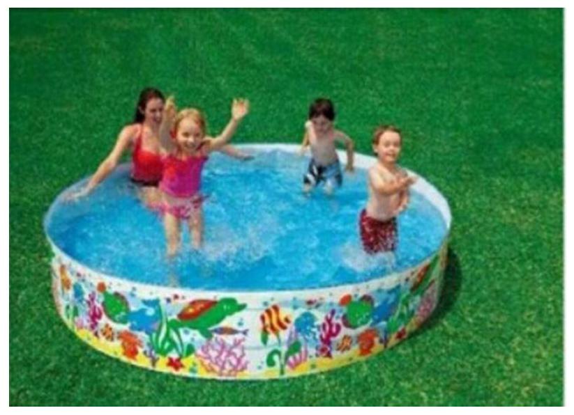 

OH BABY Intex Pool Multi Color (5 ft x 30 48 cm (12 inch)) SE-AT-12