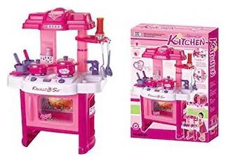 

Oh Baby Sauce Kitchen Set Big Fun Kitchen Toy Set For Girls (40 Pc Kitchen Set) Made Ihome Pretend Play For Kids -