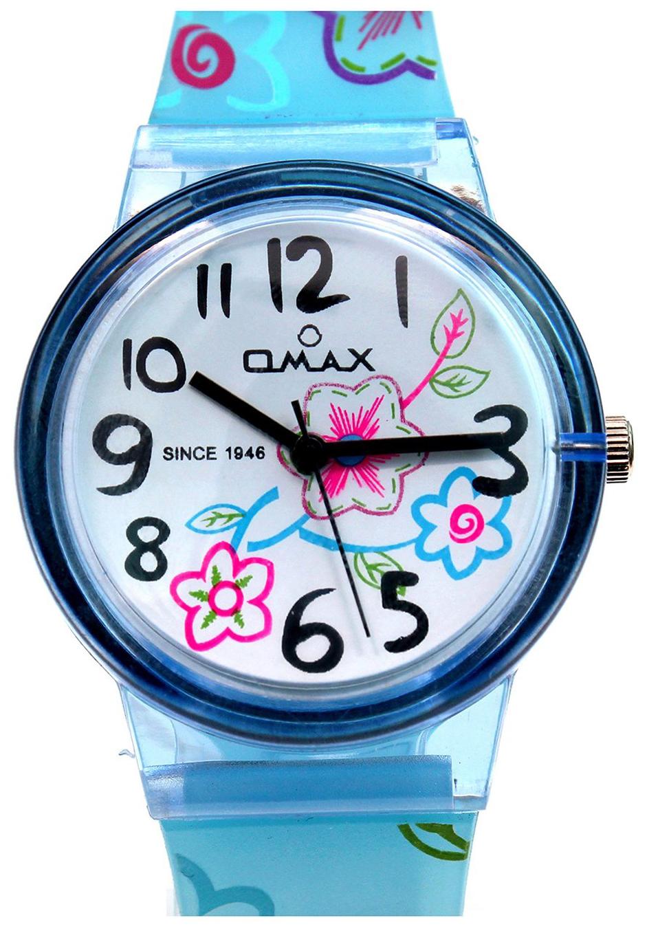 

Omax Blue Analog Wrist Watch