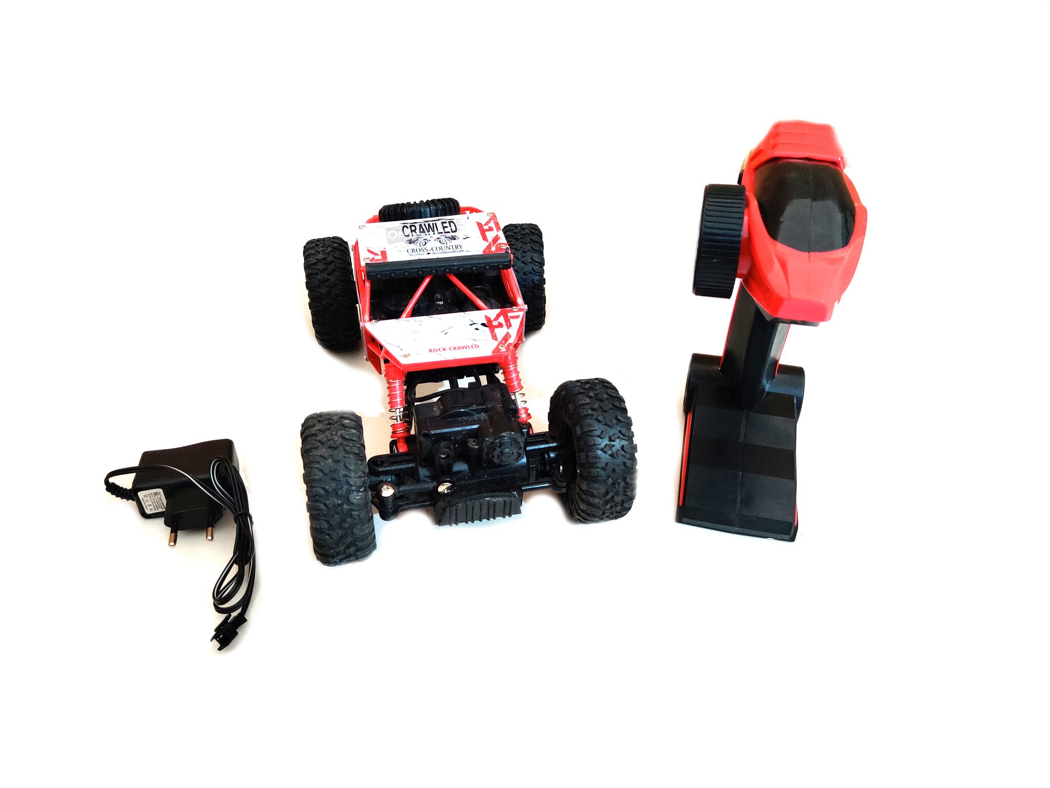 

ONCEMORE Compatible by New Kids Rubber Plastic Rock Car(Red)