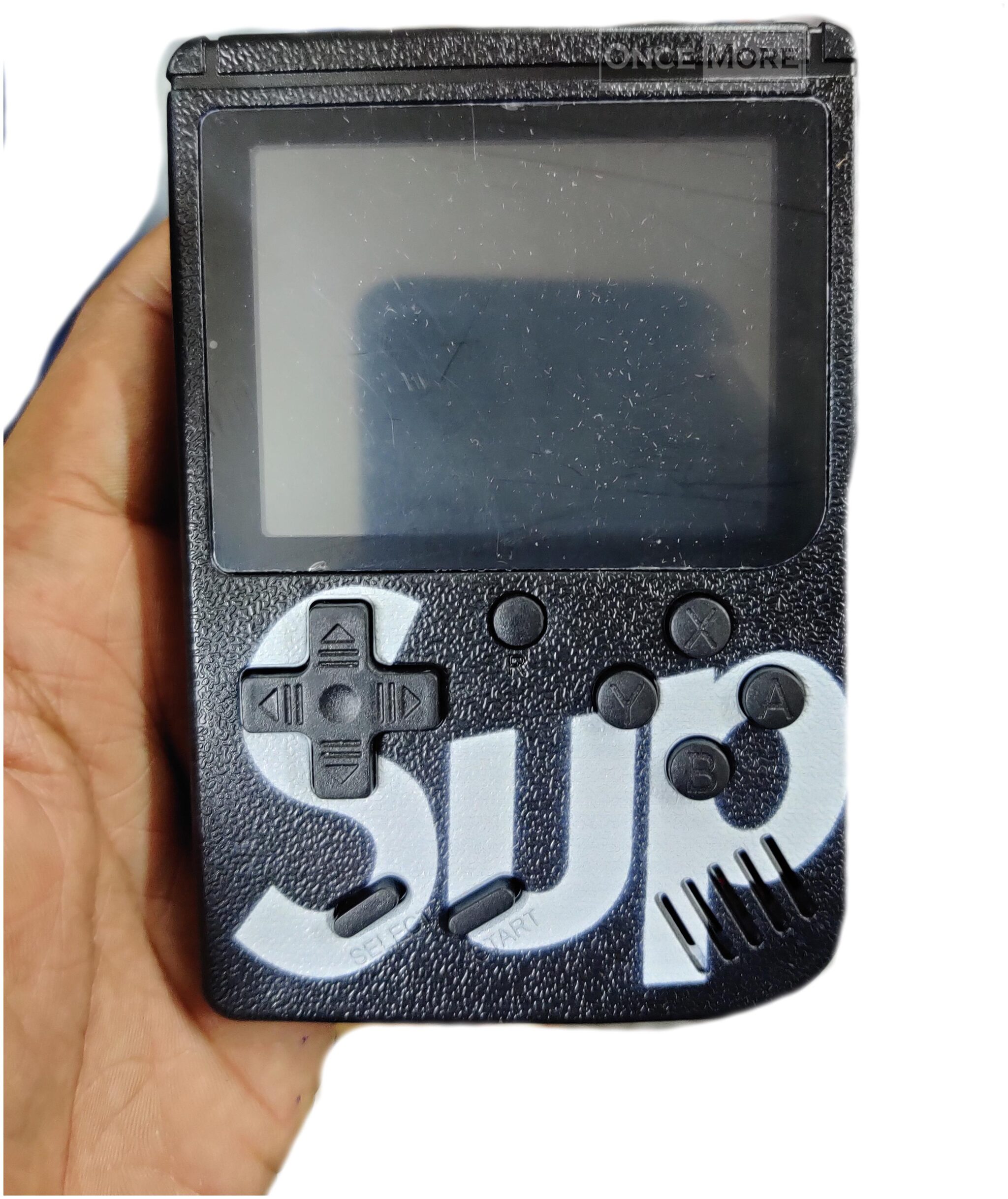 

ONCEMORE Compatible SUP Game Box with Cartoon Super cartoon action DR stunt Contra Other 400 Games with Battery Included (Random Colour) Assorted