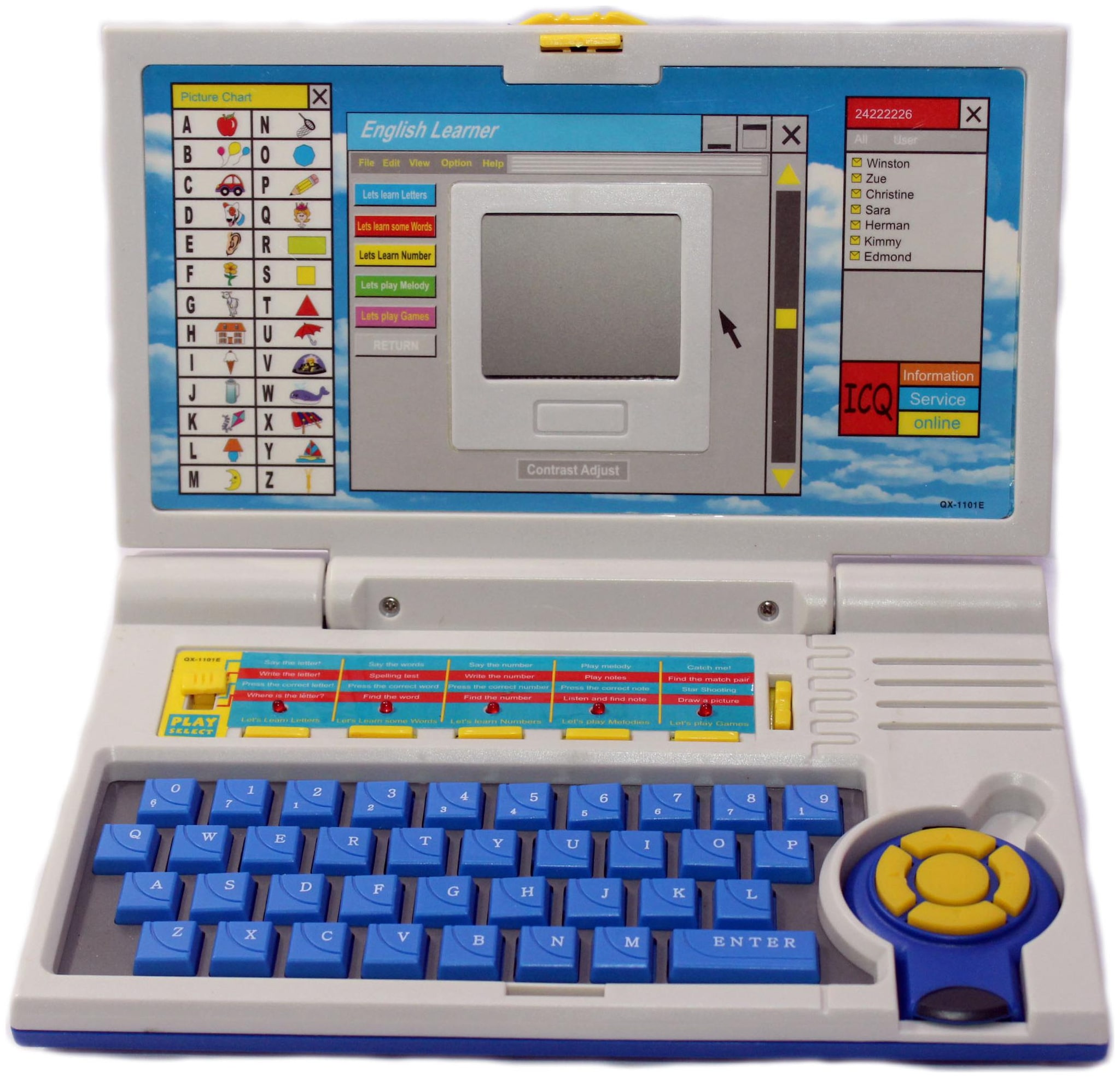 

ONCEMORE Educational English Learner Laptop for Kids Activity Games for Kid