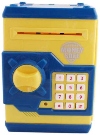 Ootpado Money Safe Password Coin Piggy Kiddy Savings Bank (Yellow)