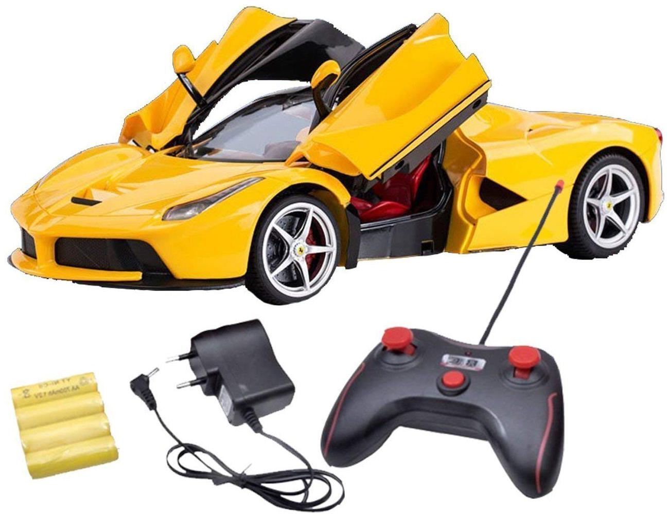 

Opendoor Remote Control Ferrari Type Car yellow