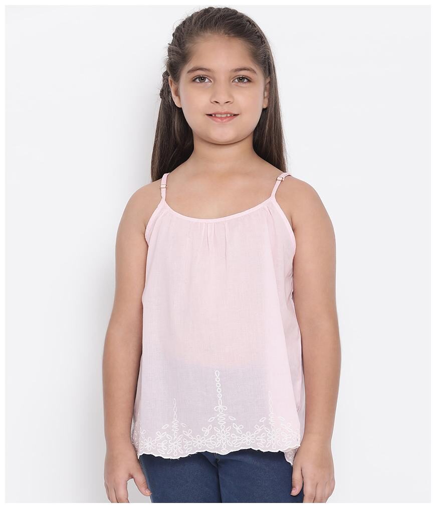 

Oxolloxo Girl Cotton Printed Top - Pink