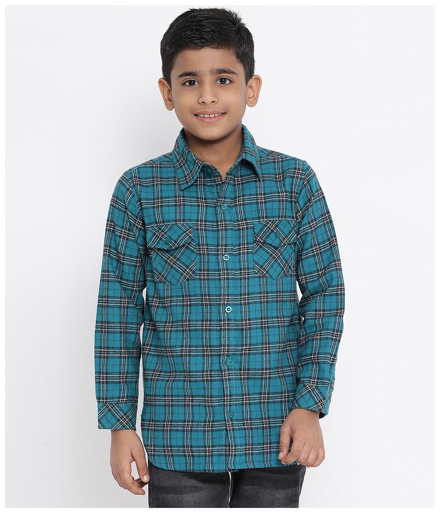 

Oxolloxo Boy Cotton blend Checked Shirt Multi