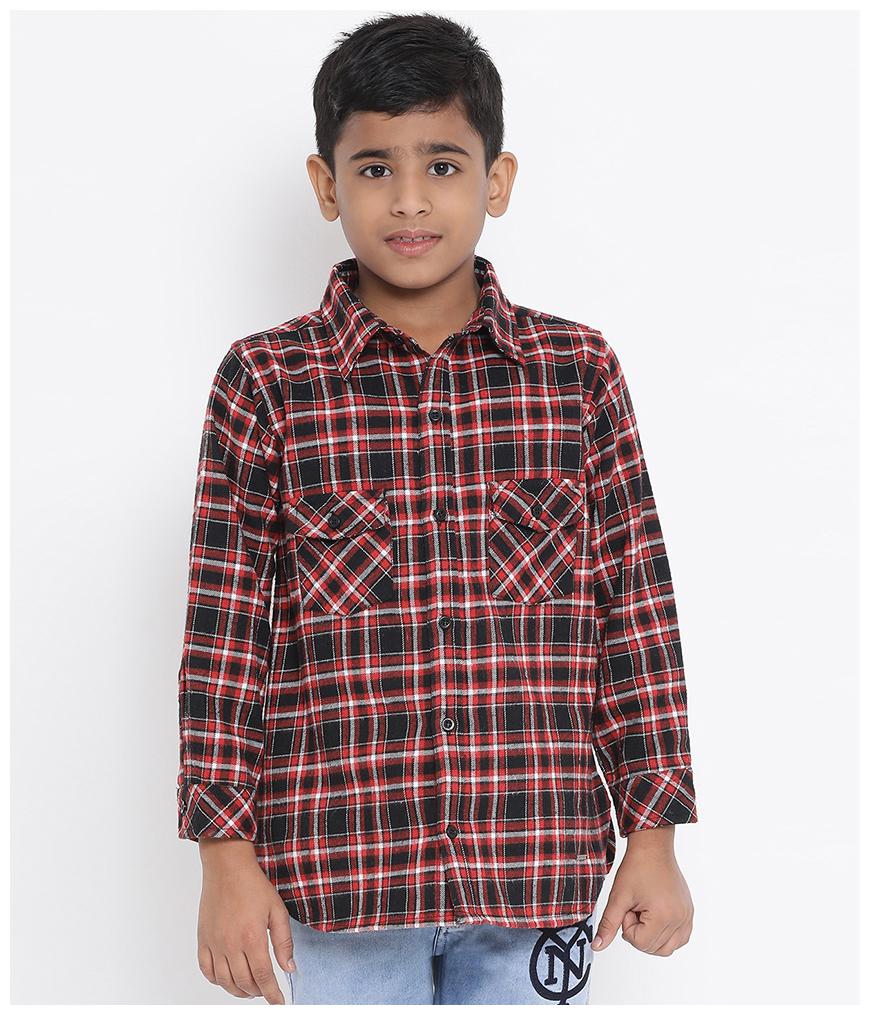 

Oxolloxo Boy Cotton blend Checked Shirt Multi