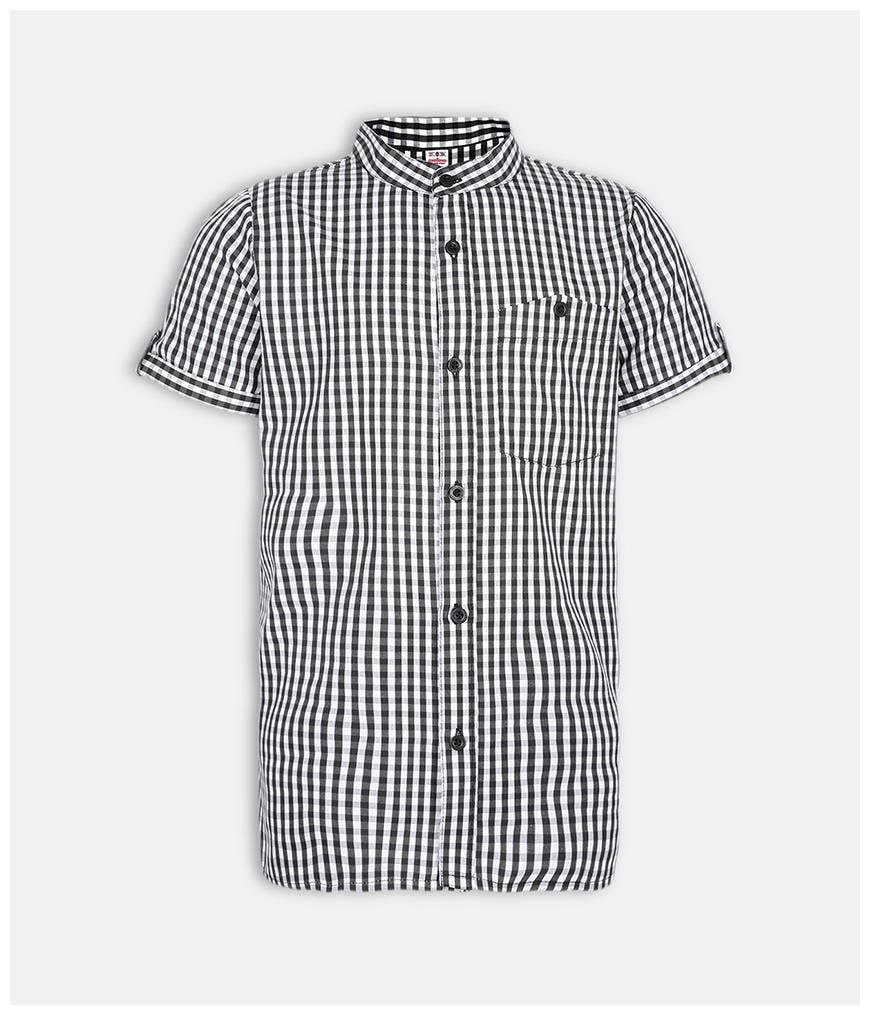 

Oxolloxo Boy Cotton Checked Shirt Grey