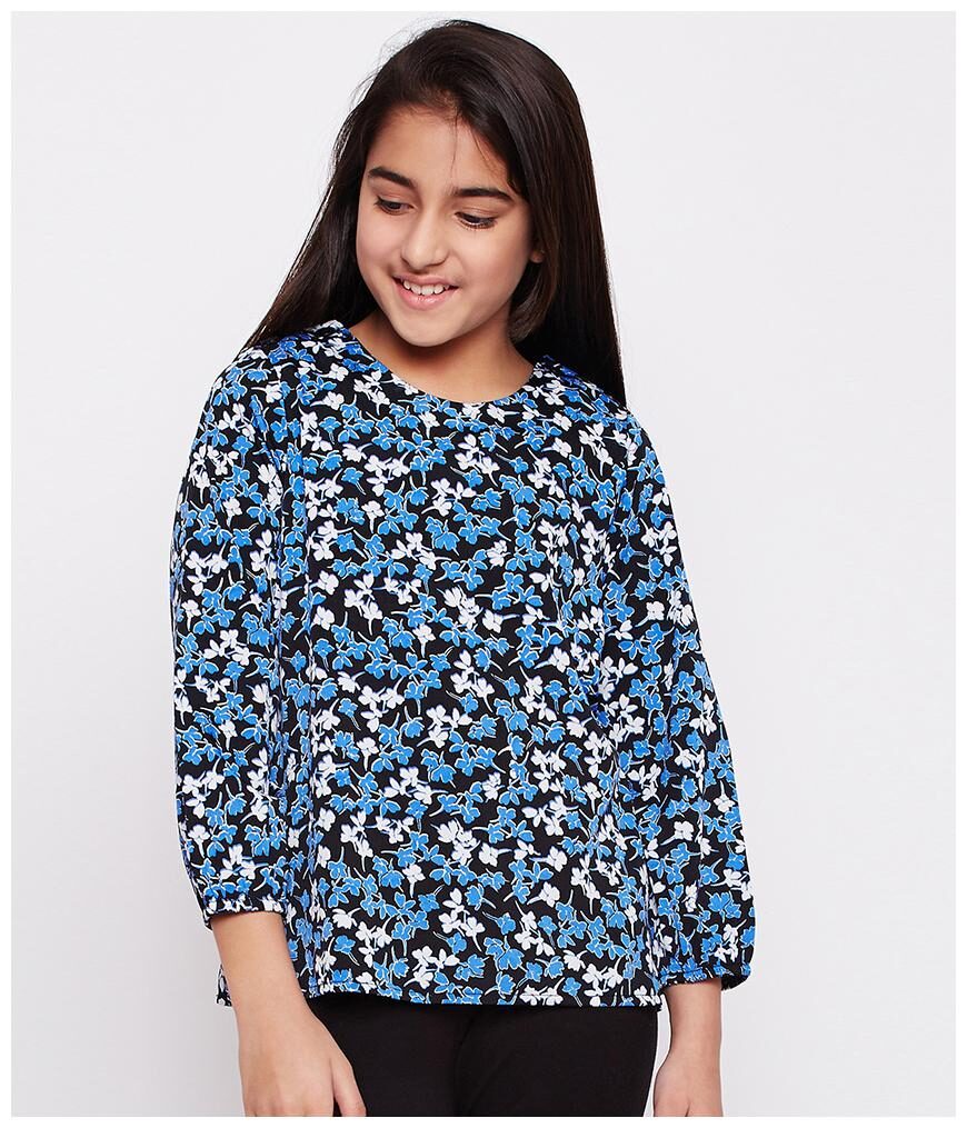 

Oxolloxo Girl Polyester Floral Top - Multi
