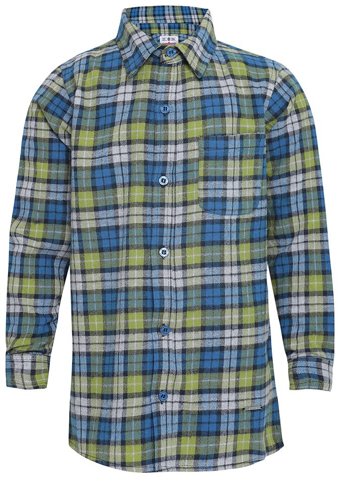 

Oxolloxo Boy Cotton Checked Shirt Green
