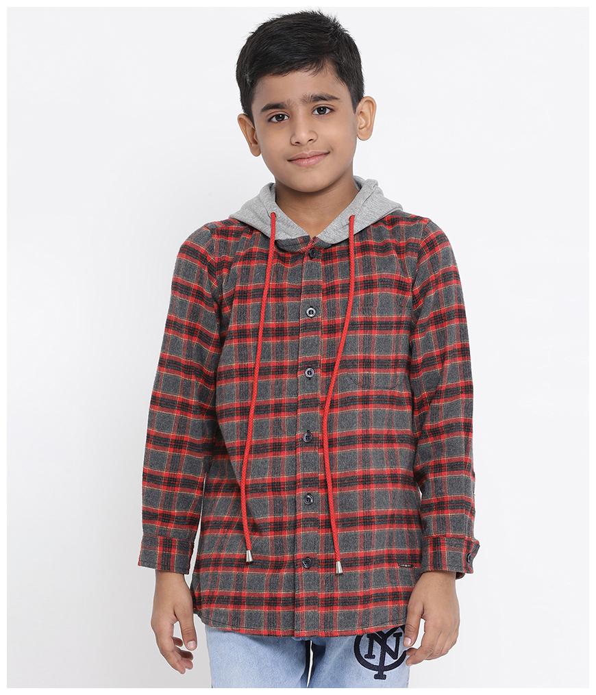 

Oxolloxo Boy Cotton blend Checked Shirt Multi