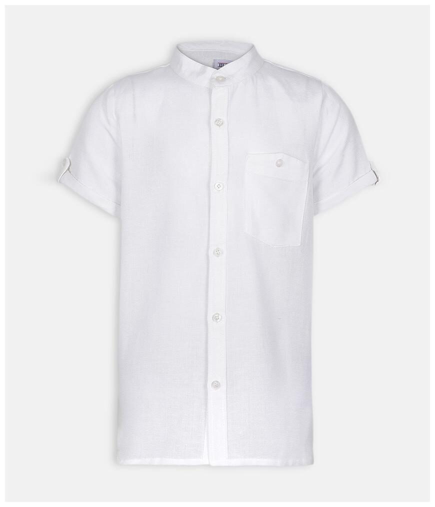 

Oxolloxo Boy Cotton Solid Shirt White